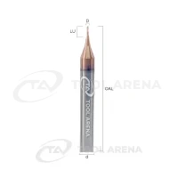 722801 Фреза твердосплавная D0,3x0,6x50x4xZ2 GS-M UH1206 AlTiSiN UNIHARD